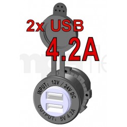 AF0796 USB Charger Socket 4.2A